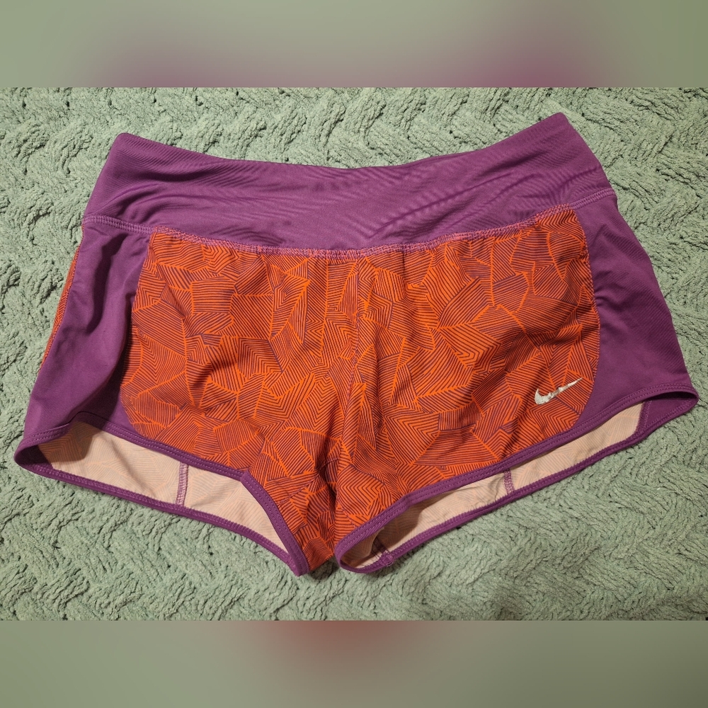 Nike Women’s Purple & Orange Running Shorts